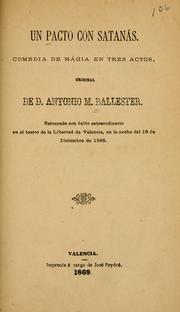 Cover of: Un pacto con Satanás by Antonio María Ballester
