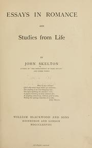 Cover of: Essays in romance and studies from life
