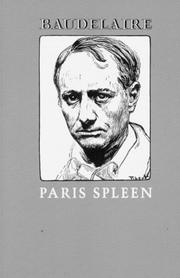 Cover of: Paris Spleen
