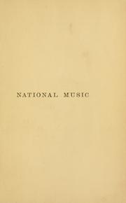 Cover of: The national music of the world.