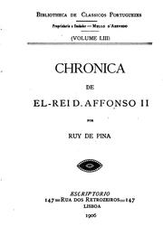 Cover of: Chronica de el-rei D. Affonso II.