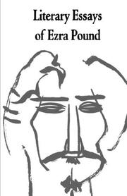 Cover of: Literary essays of Ezra Pound