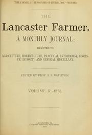 Cover of: The Lancaster, farmer by 