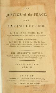 Cover of: justice of the peace: and parish officer ... continued to the present time