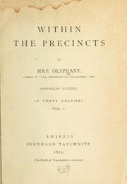 Cover of: Within the precincts