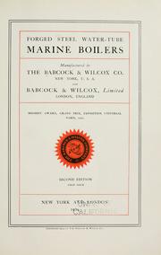 Cover of: Forged steel water-tube marine boilers ...