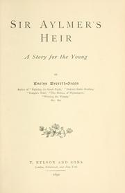 Cover of: Sir Aylmer's heir: a story for the young.