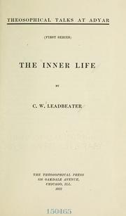 Cover of: The inner life
