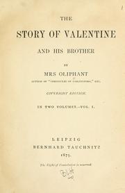 Cover of: The story of Valentine and his brother