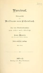 Cover of: Parcival: Rittergedicht