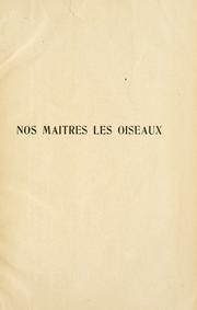 Cover of: Nos maes les oiseaux by name missing