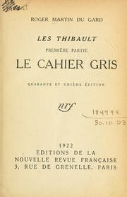 Cover of: Les Thibault.