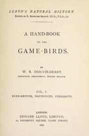 Cover of: A hand-book to the game-birds by W. R. Ogilvie-Grant