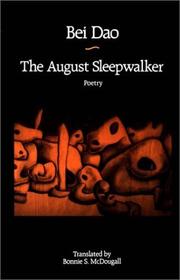 Cover of: The August Sleepwalker