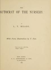 Cover of: The autocrat of the nursery