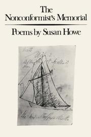 Cover of: The nonconformist's memorial by Susan Howe
