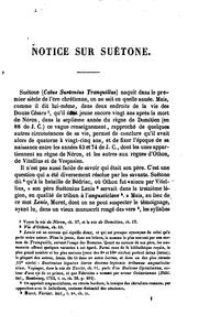 Cover of: Suétone
