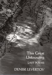 This great unknowing : last poems