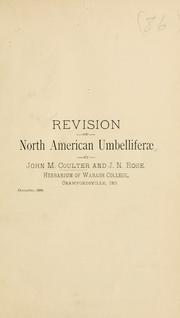 Cover of: Revision of North American Umbelliferae.