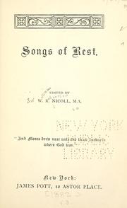 Cover of: Songs of rest.