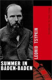 Summer in Baden-Baden : a novel by Leonid T͡Sypkin, Angela Jones