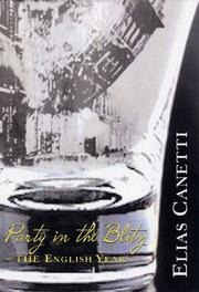 Cover of: Party in the Blitz: The English Years