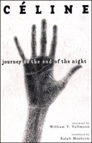 Cover of: Journey to the end of the night