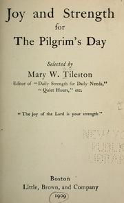 Cover of: Joy and strength for the pilgrim's day
