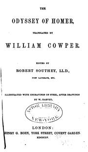 Cover of: The works of William Cowper.