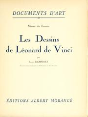 Cover of: dessins de Léonard de Vinci