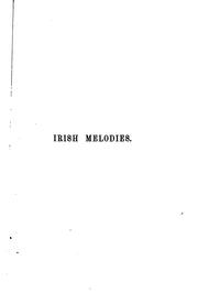 Cover of: Irish Melodies by Thomas Moore