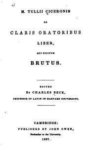 Brutus by Cicero