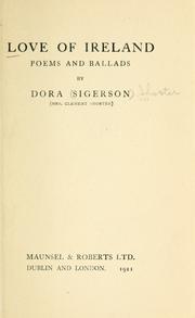 Cover of: Love of Ireland by Dora Sigerson Shorter