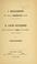 Cover of: I. Réapparition du genre Arethusina Barr. (Une planche.) II. Faune silurienne des environs de Hof, en Bavière. (Une planche.)