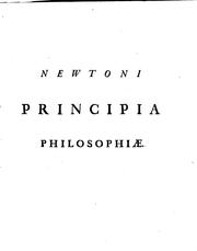 Cover of: Philosophiæ naturalis principia mathematica by 