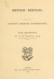 Cover of: British beetles. by Edward Wesley Janson