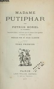 Madame Putiphar by Pétrus Borel