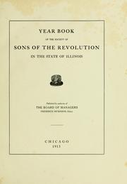 Cover of: Year book of the Illinois Society