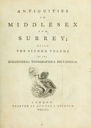 Cover of: Bibliotheca topographica britannica