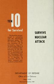 Cover of: Ten for survival by 