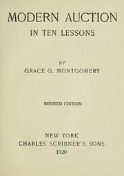 Cover of: Modern auction: in ten lessons
