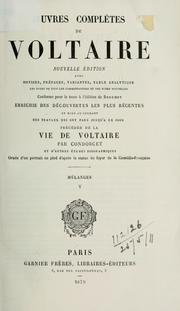 Oeuvres complètes de Voltaire by Voltaire