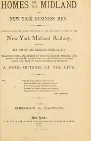 Cover of: Homes on the Midland for new York business men.