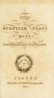 Cover of: Lives of Scottish poets