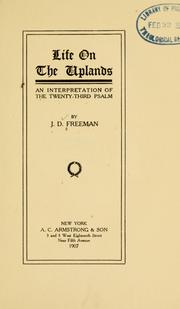 Cover of: Life on the uplands