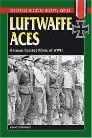 Cover of: Luftwaffe aces: German combat pilots of World War II