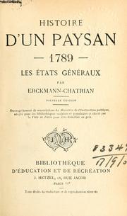 Cover of: Histoire d'un paysan.