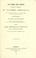 Cover of: Sull' anatomia della torpedine e sopra un gabinetto di anatomia comparata che va formandosi nell' I. E R. Museo di fisica e di storia naturale di Firenze
