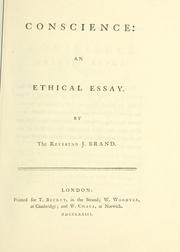 Cover of: Conscience: an ethical essay