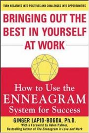 Cover of: Bringing Out the Best in Yourself at Work: How to Use the Enneagram System for Success